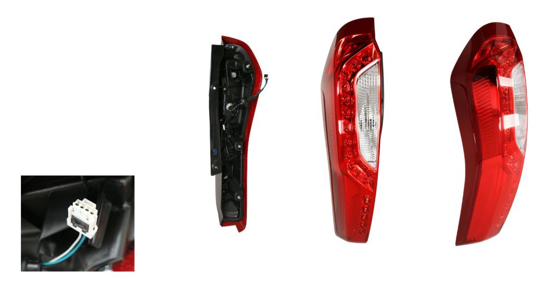 Tail Light (RHS, LED, Clear Blinker Lens) Nissan X-Trail T31 2010 - 2014 NSXT-TAL-03R - Sterling