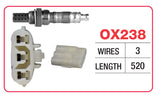 Oxygen Sensor - Mazda Three Wire - OX238 - Goss