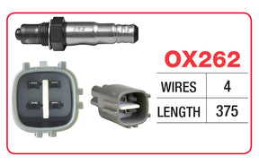 Oxygen Sensor - Toyota 4 Wire - OX262 - Goss