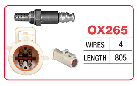 Oxygen Sensor - Ford 4 Wire - OX265 - Goss