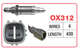 Oxygen Sensor - Toyota 4 Wire Perm OX312 - Goss