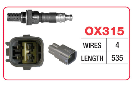 Oxygen Sensor - Toyota 4 Wire - OX315 - Goss