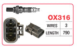 Oxygen Sensor - Nissan 3 Wire - OX316 - Goss