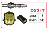 Oxygen Sensor - Hyundai 4 Wire - OX317 - Goss