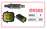 Oxygen Sensor - Eunos, Mazda, Ford OX322 - Goss
