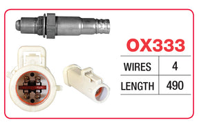 Oxygen Sensor - Ford 4 Wire - Wide OX333 - Goss