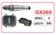 Oxygen Sensor - Mitsubishi 4 Wire OX365 - Goss
