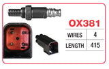 Oxygen Sensor - Ford 4 Wire - OX381 - Goss