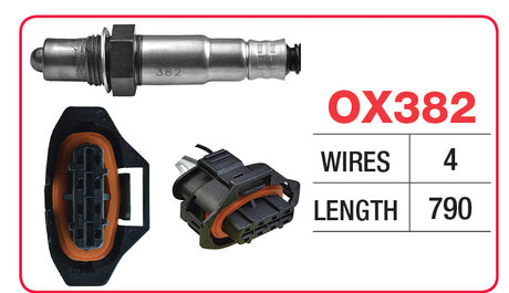Oxygen Sensor - Holden 4 Wire Wide OX382 - Goss