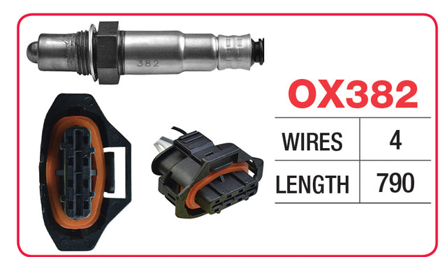 Oxygen Sensor - Holden 4 Wire Wide OX382 - Goss