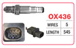 Oxygen Sensor - Holden OX436 - Goss