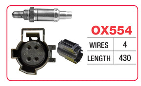 Oxygen Sensor - Chrysler OX554 - Goss
