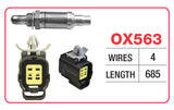 Oxygen Sensor - Ford OX563 - Goss