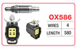 Oxygen Sensor - Ford OX586 - Goss