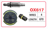 Oxygen Sensor - Mercedes-Benz OX617 - Goss