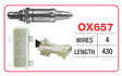 Oxygen Sensor - Saab OX657 - Goss