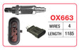 Oxygen Sensor - Alfa Romeo OX663 - Goss