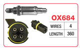 Oxygen Sensor - Mercedes-Benz OX684 - Goss