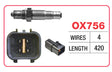 Oxygen Sensor - Hyundai OX756 - Goss