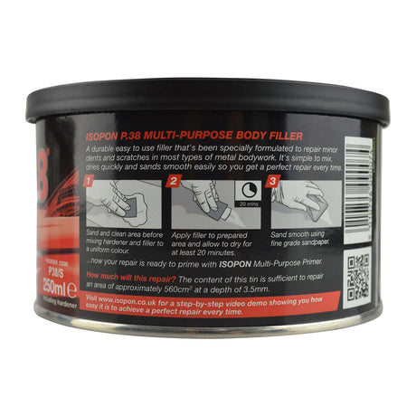 EASYSAND Multi-Purpose Body Filler Kit 250ml - ISOPON | Universal Auto Spares