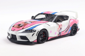 2024 Toyota GR Supra Itasha White Solido Works Diecast Model Car 1:18 Scale (Approx. 25cm) Collectible | Universal Auto Spares