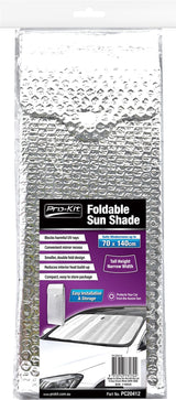 Foldable Sun Shade 70 x 140cm - PC Procovers | Universal Auto Spares