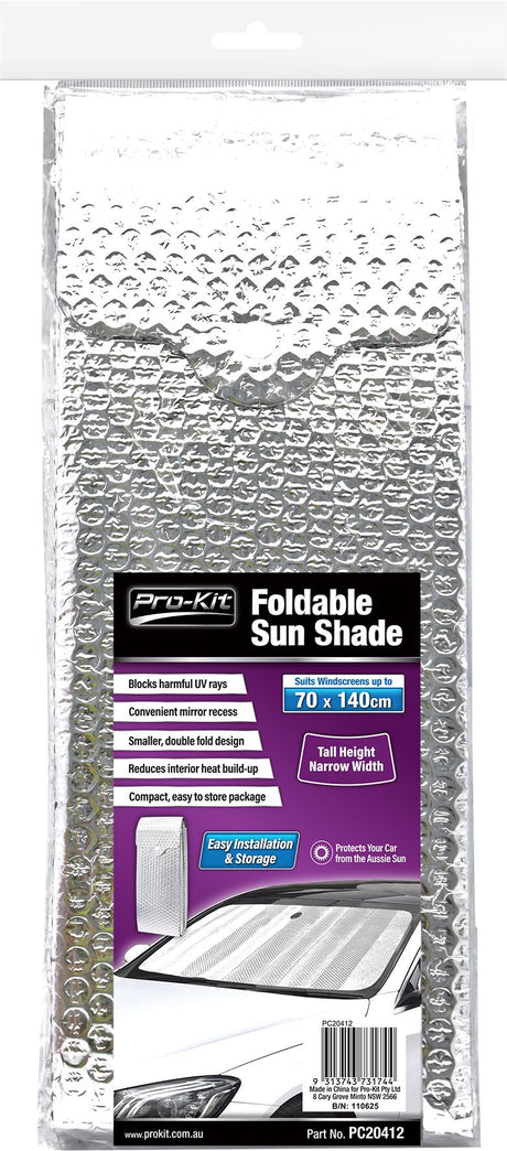 Foldable Sun Shade 70 x 140cm - PC Procovers