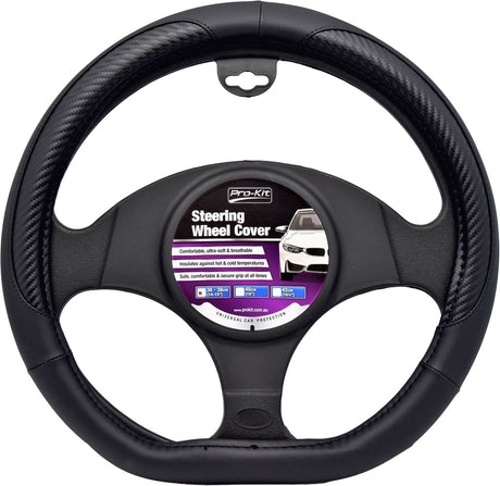 38cm D-Shaped Flat Base Steering Wheel Cover - PC Procovers | Universal Auto Spares