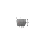 Brake/Clutch Pedal Pad fits Toyota Corona/Hilux – PD-2316 – Boonma | Universal Auto Spares