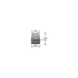 Brake/Clutch Pedal Pad fits VW Beetle/Karmann/Kombi – PD-3891 – Boonma | Universal Auto Spares
