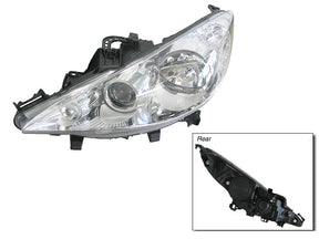 Headlight (LHS, Projector/Halogen, with Fog Lamp) Peugeot 207 A7 2007 - 2009 PG27-HEL-02L - Sterling