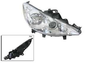 Headlight (RHS) Projector Halogen with Fog Lamp Peugeot 207 A7 2007 - 2009 PG27-HEL-02R - Sterling