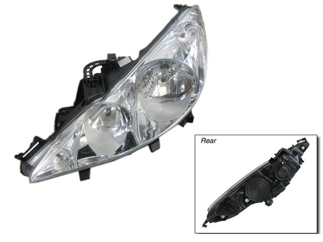 Headlight (LHS, Halogen, H1/H7, No Fog Lamp) Peugeot 207 A7 2007 - 2009 PG27-HEL-03L - Sterling