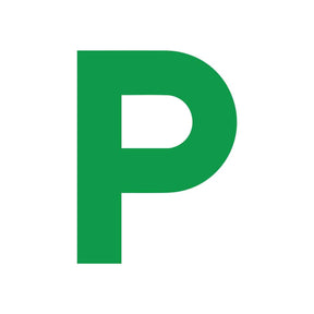 2 Piece Electrostatic Green P Plates - Pro-Kit