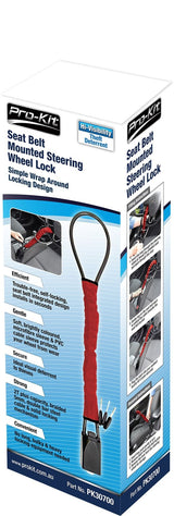 Seat Belt Mounted Steering Wheel Lock - Pro-Kit