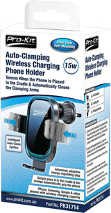 Auto-Clamping Wireless Charging Phone Holder - Pro-Kit