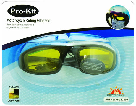 Motorcycle Riding Glasses 1 Pieces Yellow - PKTool