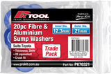 20 Piece Fibre & Aluminium Sump Washers - PKTool