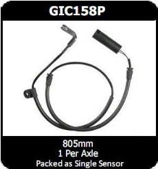 Disc Pad Electronic Wear Sensor Front GIC158P - Protex