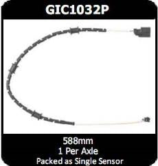 Disc Pad Elect Wear Sensor Fits Front JAGUAR XF X250 X250 4.2L GIC1032P - Protex