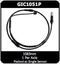 Disc Pad Elect Wear Sensor Fits Front BMW 740i F01 2009-2012 GIC1051P - Protex