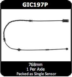 Front Brake Pad Wear Sensor Fits Holden Astra CD CDX SRI AH Turbo TS GIC197P - Protex