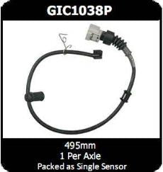 Disc Pad Elect Wear Sensor Rear GIC1038P - Protex