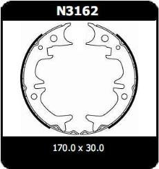 Parking Brake Shoe N3162 - Protex