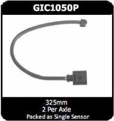 Disc Pad Elect Wear Sensor Fits Front TRW VOLKSWAGEN PORSCHE GIC1050P - Protex