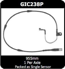 Front Brake Pad Wear Sensor Fits BMW X5 X6 E70 E71 GIC238P - Protex