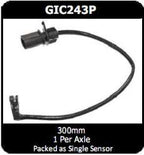 Disc Pad Elect Wear Sensor Front GIC243P - Protex