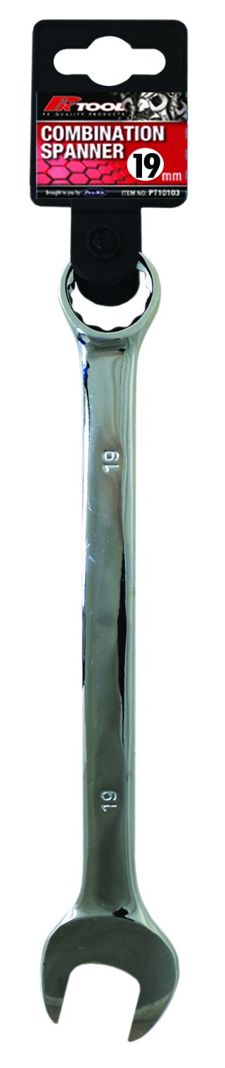 19mm Metric CR-V Combination Spanner - PKTool | Universal Auto Spares