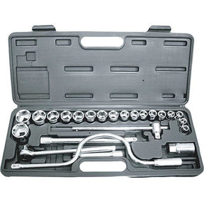 25 Pieces 1/2” Drive Metric Socket Set - PKTool