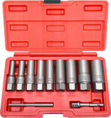 11 Piece Deep Impact Spiral Twist Extractor Socket Set - PKTool